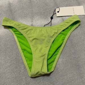 Bec & Bridge Lime Appletini Swim Bikini Bottom US Size 4 NWT